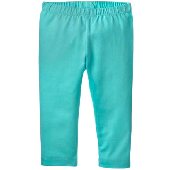Gymboree Other - 2 pair New Gymboree Aqua Baby Leggings 6-12 mo
